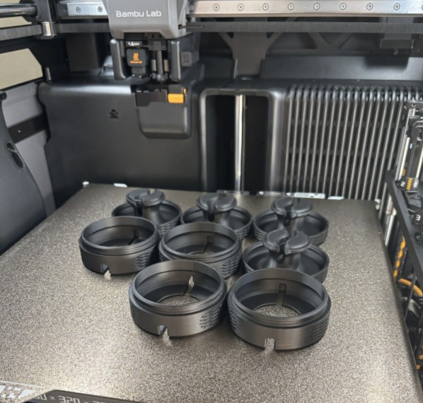 Bambu Lab H2C industrial 3D printing using fused deposition modeling